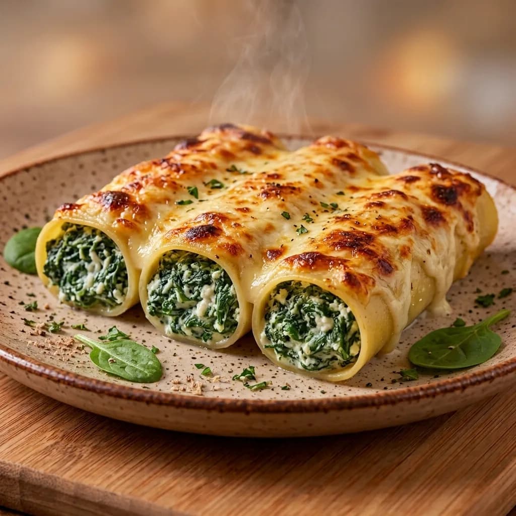 Cannelloni ricotta e spinaci